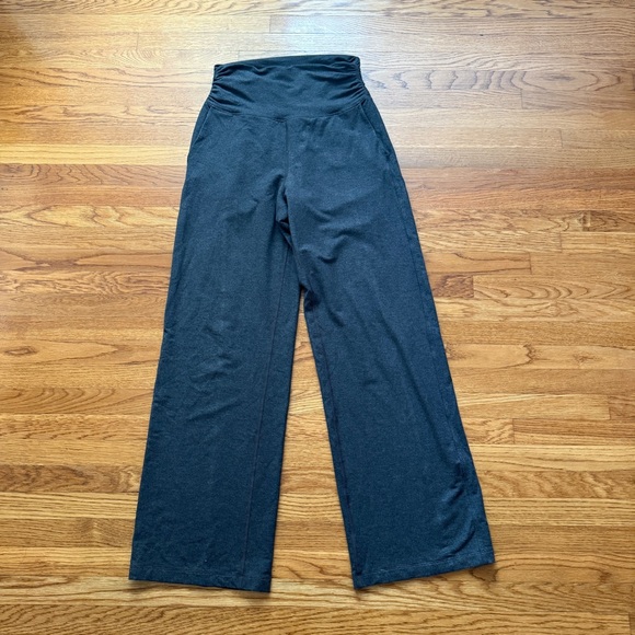 Lululemon take it easy gray high waist wide leg pants 8 - Picture 2 of 11